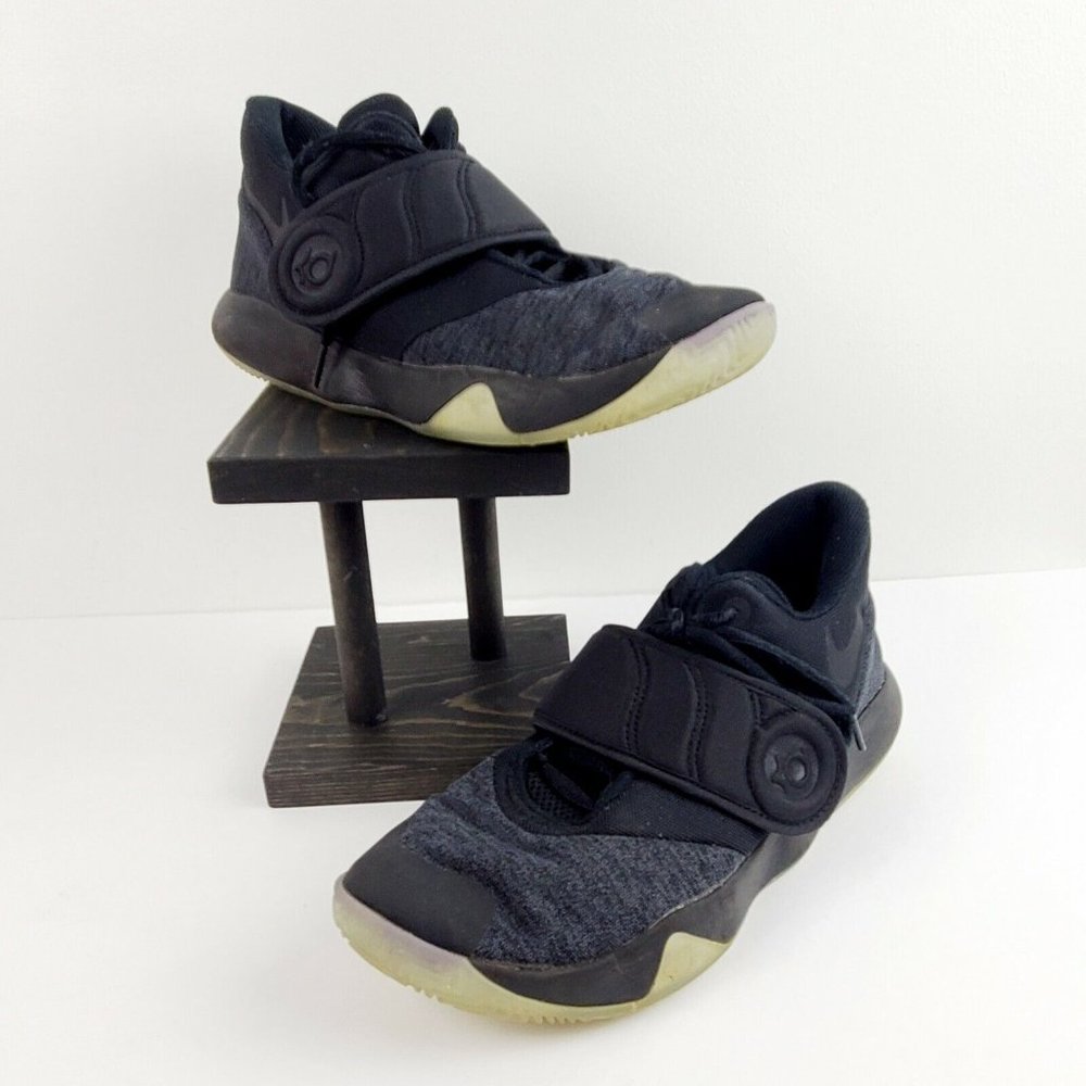 Nike KD TREY 5 VI Men's Basketball Shoes Black Dark Grey AA7067-010 Size 8 EUC